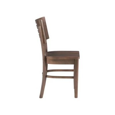Thomasin Side Chair Walnut - Linon 4 Thomasin Side Chair Walnut - Linon - Image 2