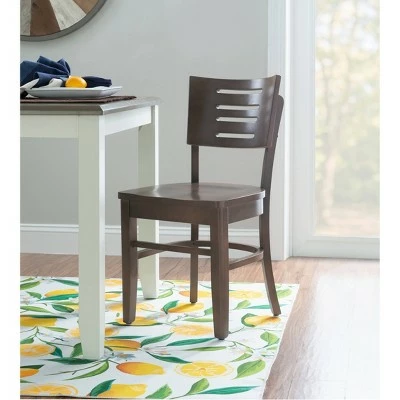 Thomasin Side Chair Walnut - Linon 8 Thomasin Side Chair Walnut - Linon - Image 6