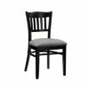Set of 2 Maryah Upholstered Chairs Black - Linon