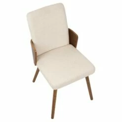 Set of 2 Carmella Mid Century Modern Dining Chair Cream - Lumisource -Dining Chairs And Benches Official Shop unnamed file 968