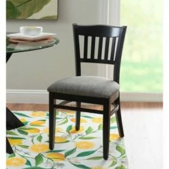 Set of 2 Maryah Upholstered Chairs Black - Linon -Dining Chairs And Benches Official Shop unnamed file 9681
