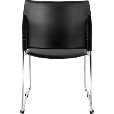 National Public Seating 2pk Cafetorium Plush Vinyl Stack Chair Black - Hampton Collection 7 National Public Seating 2pk Cafetorium Plush Vinyl Stack Chair Black - Hampton Collection - Image 5