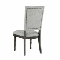 Steve Silver Co. Set of 2 Linnett Upholstered Back Chairs Gray/Brown - Steve Silver -Dining Chairs And Benches Official Shop unnamed file 9793
