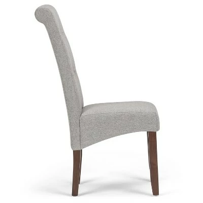 Set of 2 Essex Deluxe Tufted Parson Chairs - WyndenHall Light Beige 5 Set of 2 Essex Deluxe Tufted Parson Chairs - WyndenHall Light Beige - Image 3