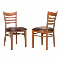 Set of 2 Baxter Metal Side Chairs - Linon Red -Dining Chairs And Benches Official Shop unnamed file 9868