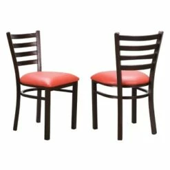 Set of 2 Baxter Metal Side Chairs - Linon Red -Dining Chairs And Benches Official Shop unnamed file 9871