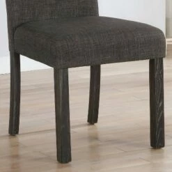 Set of 2 Banta Padded Fabric Side Chairs Dark Walnut/Gray - miBasics 7 Set of 2 Banta Padded Fabric Side Chairs Dark Walnut/Gray - miBasics -Dining Chairs And Benches Official Shop unnamed file 9874