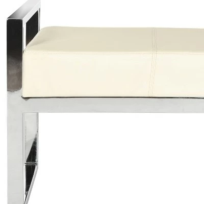 Bench - Safavieh Cream 3 Bench - Safavieh Cream