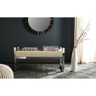 Bench - Safavieh Cream 4 Bench - Safavieh Cream - Image 2