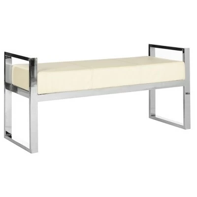 Bench - Safavieh Cream 5 Bench - Safavieh Cream - Image 3